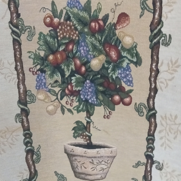 Renaissance Fruit Tree Tapestry Wall Hanging 26x36" - Picture 2 of 4